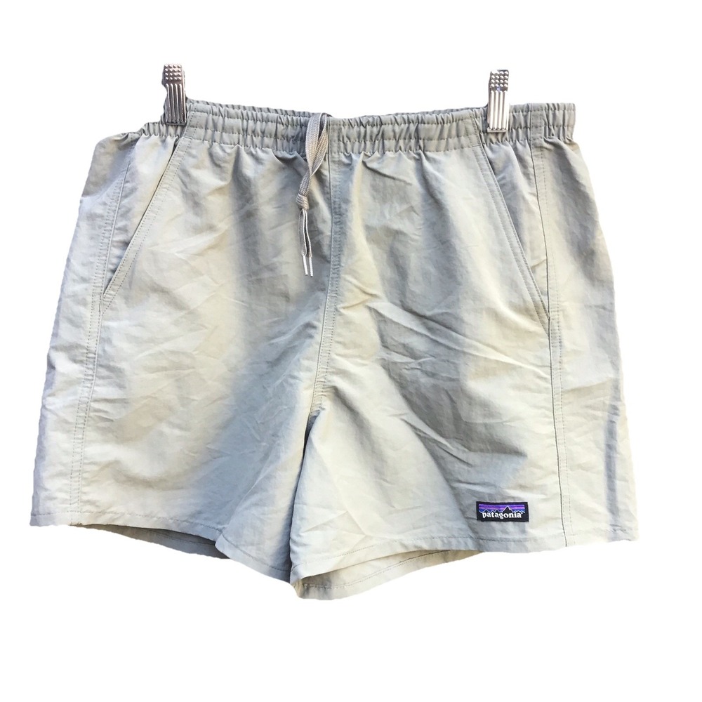 Patagonia Baggies Shorts Men's Medium Gray Recycled Fishing Nets Outdoor